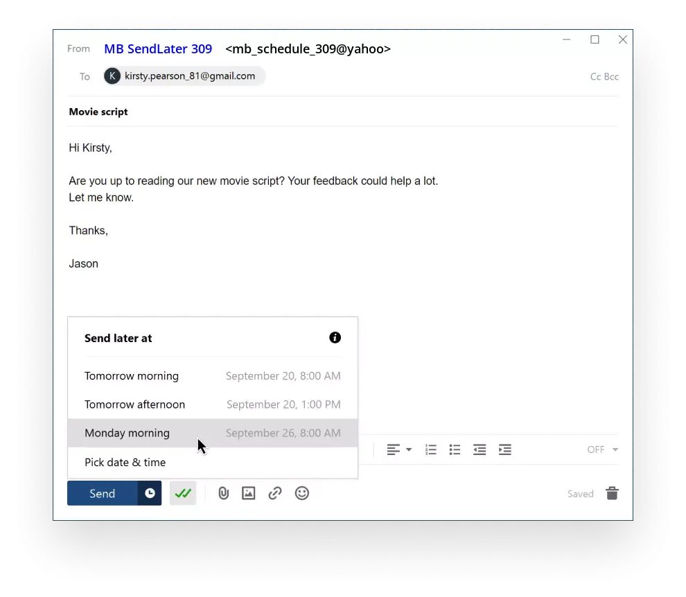 Добавьте свою учетную запись Yahoo