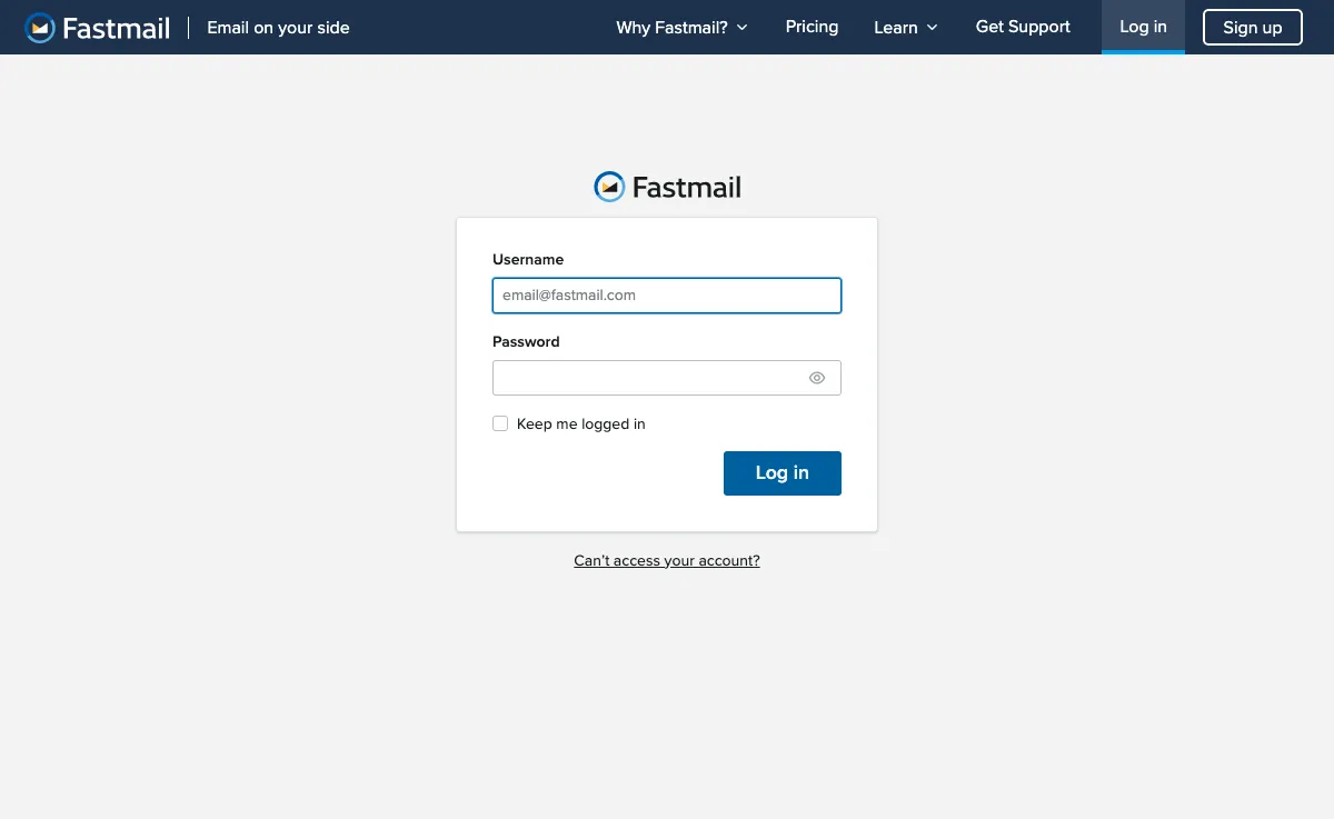 bestmail.us Webmail Interface