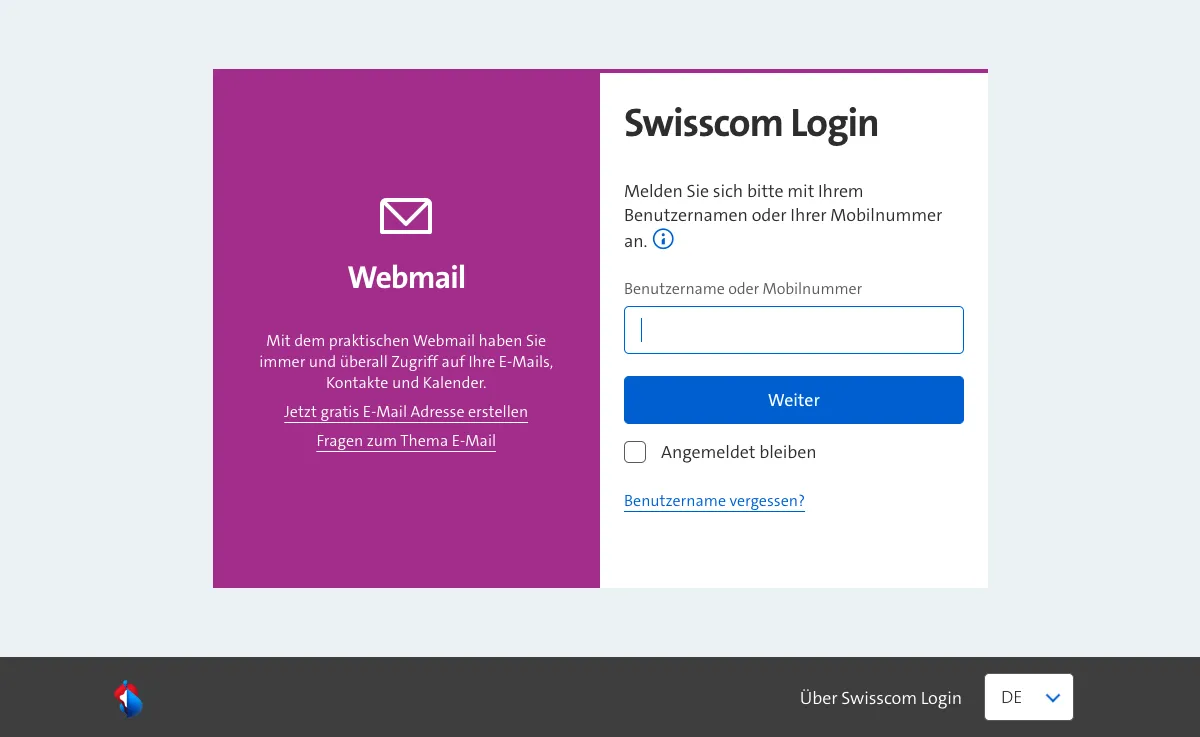 bluewin mail mac funktioniert nicht