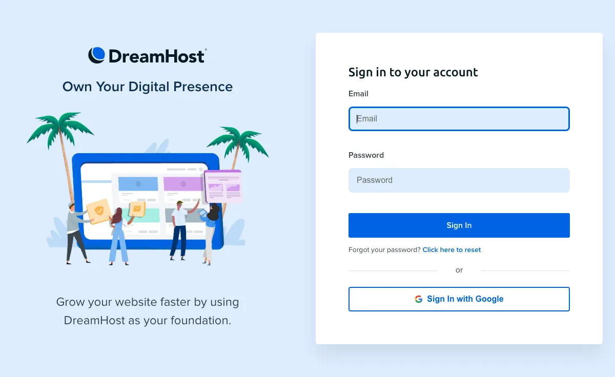 dreamhost.com Webmail Interface