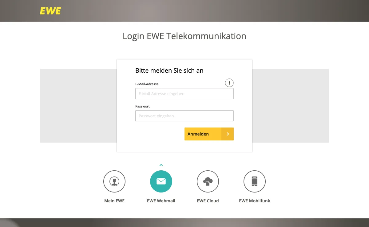 ewetel.net Webmail Interface