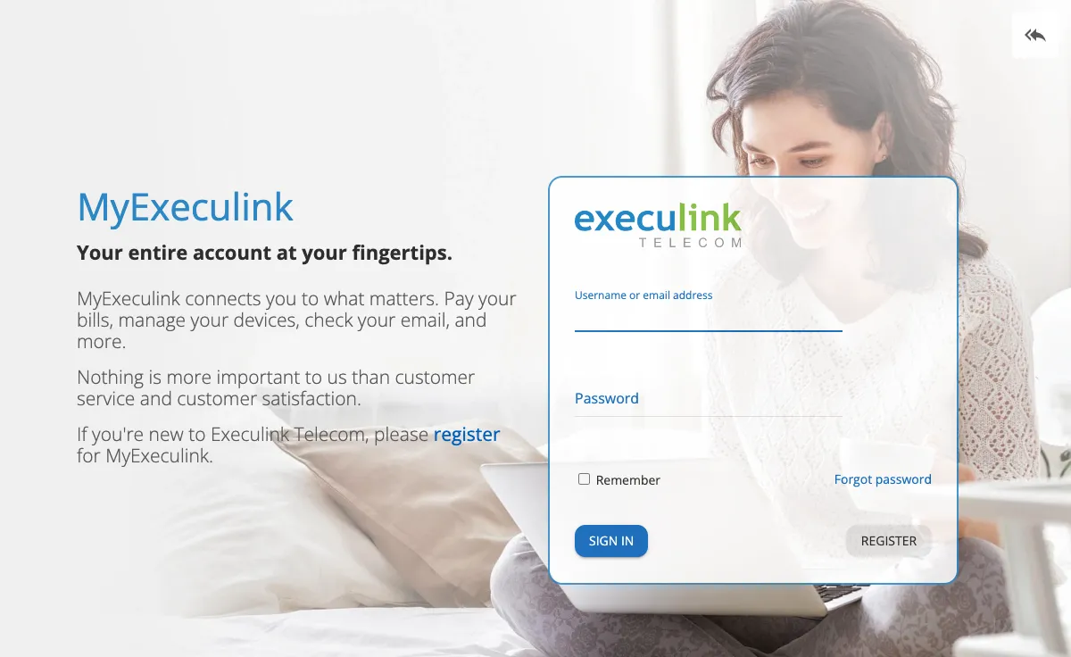 execulink.com Webmail Interface