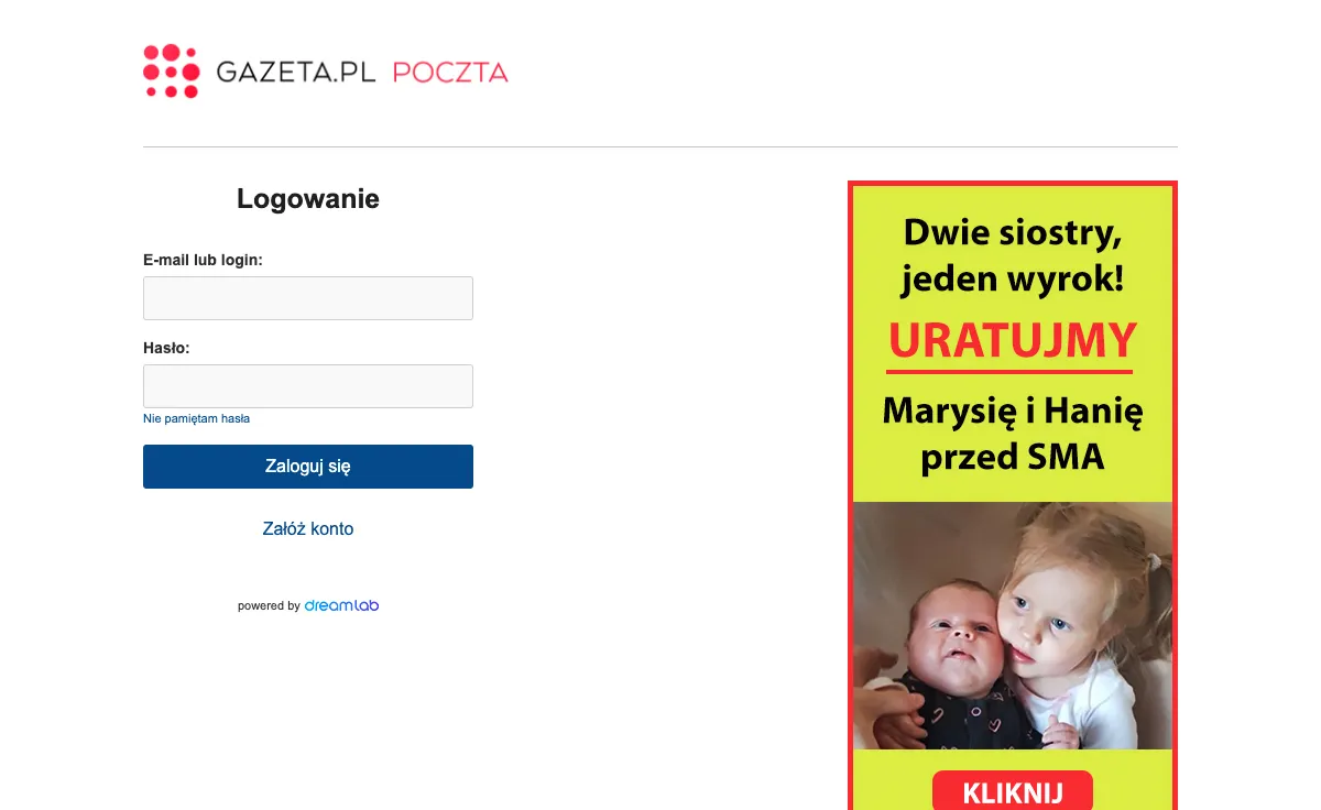 gazeta.pl Webmail Interface