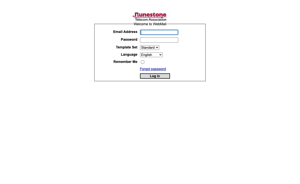 runestone.net Webmail Interface