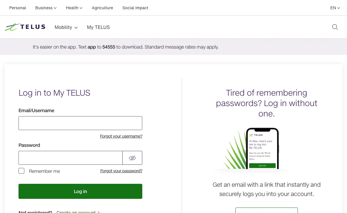 telus.net Webmail Interface